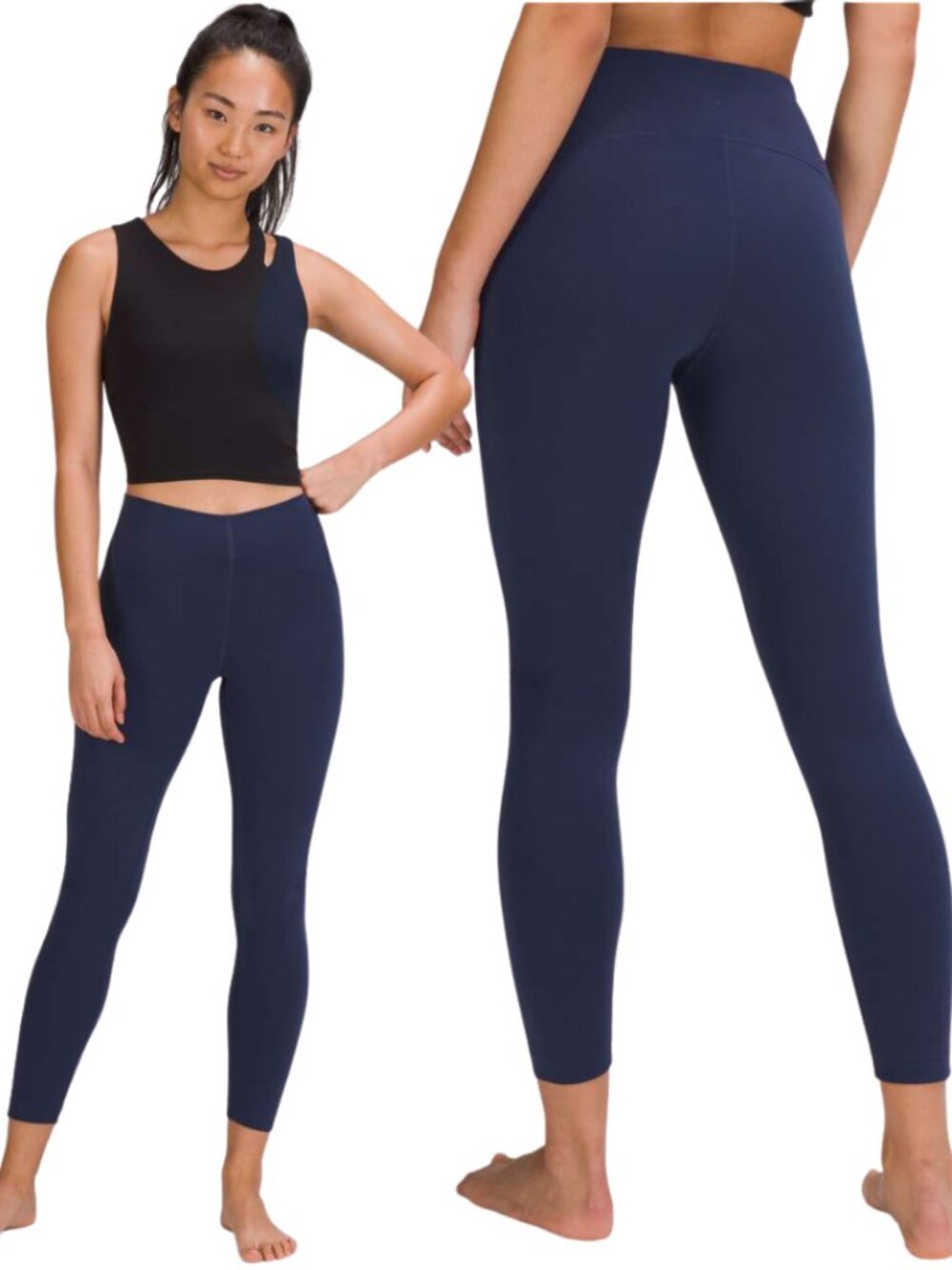 Lululemon Instill High-Rise Tight 25" Womens 6 Night Sea Blue Legging Active Gym